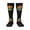 1 Black, variant on Knee High Socks for Women Mexico-Logo Long Tube Sock Uniform Socks