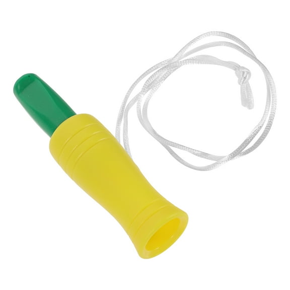 WHAMVOX Plastic Duck Whistle with Realistic Quack Sound for Party Use Lightweight Yellow Toy and Survival Essential 3 inches