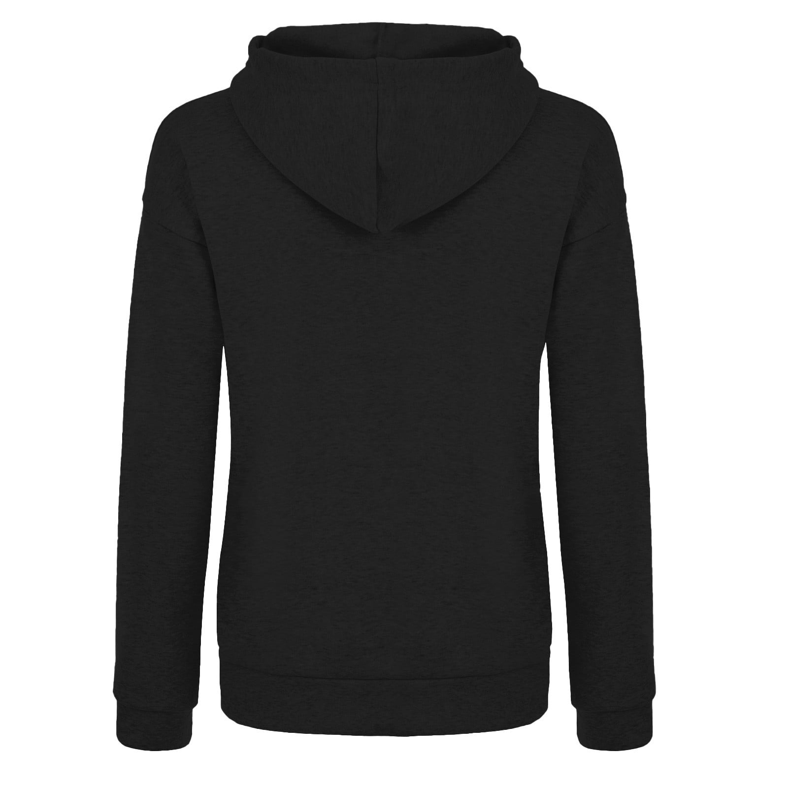Ichuanyi Womens Tops, Summer Autumn Winter Ladies Long-Sleeved Pullover Print Round Neck Hooded Sweatshirt