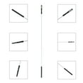 thumbnail image 2 of Labymos Trombone Steel Cleaning Rod Stick Plastic Handle Accessory Part, 2 of 8