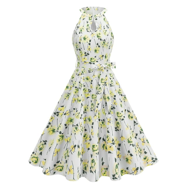 Robe pour Femmes - Grande Robe Élégante Décontractée Invitée de Mariage