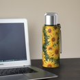 thumbnail image 5 of 20 Oz Sunflower Coffee Tumbler Double Wall Insulated Stainless Steel Water Bottle | Metal Reusable Thermoses Flask with Cup Cap | Leak & Sweat Proof with Anti-Dust Lid, 5 of 7