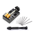 thumbnail image 1 of Riwesomey Micro brocas helicoidales, tornillo de banco, herramientas rotativas multiusos para carpintería, diseño antideslizante, llavero de plástico Kits y herramientas para tallar Tipo 5 Riwesomey TO007927-05, 1 of 6