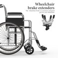 thumbnail image 2 of ELAYARD 2 Pcs Fauteuil Roulant avec Freins à Main pour Sécurité et Mobilité Extérieure, 2 of 8