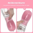 thumbnail image 3 of Botella de agua para perros Kalimdor, portátil, a prueba de fugas, 560 ml, rosa, 3 of 7