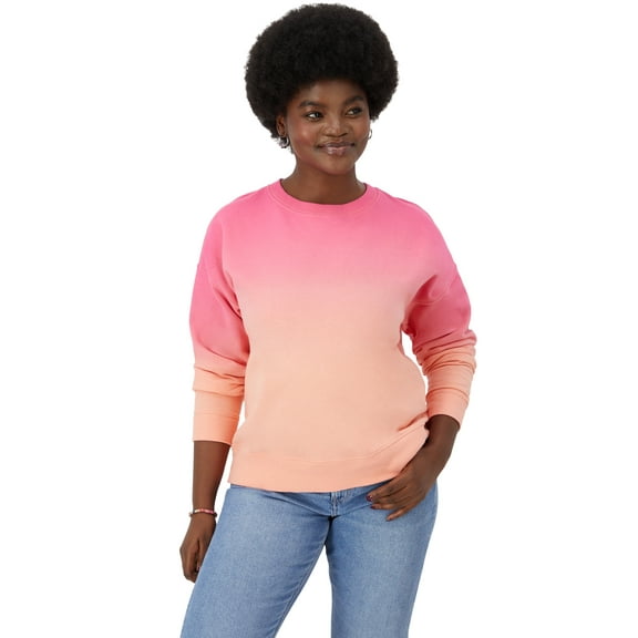 Hanes Originals Women's Ombre Dye Sweatshirt