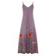 thumbnail image 5 of Puntoco Vestidos Mujer Moda Elegante Verano Casual Sólido V-Cuello Camis Vestido Largo Sin Mangas, 5 of 5