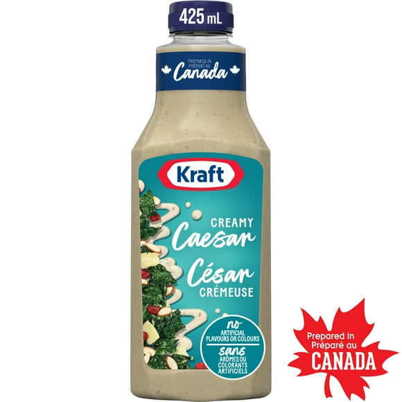Vinaigrette César Crémeuse, Bouteille KRAFT VINAIGRETTE CRÈME CÉSAR 425