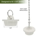 thumbnail image 2 of 4Pcs Tub Stoppers, Rubber Bathtub Stoppers 1-1/4" Kitchen Sink Drain Stopper, White, 2 of 6