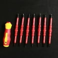 thumbnail image 3 of VDE Electricians Screwdriver Set Tool Electrical Fully Insulated High Voltage Multi Screw Head Type For 8pcs, 3 of 8