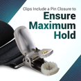 thumbnail image 4 of Hold'Em Premium Shirt Stays Ultra Soft Elastic with Extra Sturdy Strong NO SLIP METAL PIN CLIP - Straight, 4 of 4