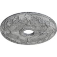thumbnail image 3 of Ekena Millwork 18"OD x 3 1/2"ID x 1 1/4"P Kent Ceiling Medallion (Fits Canopies up to 5"), Hand-Painted Ultra Pure White Crackle, 3 of 5