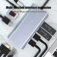 thumbnail image 3 of 11 In 1 Usb C Hub Type C Adapter To 4k Hdmi-compatible Vga Rj45 Lan Ethernet Sd/tf Aux 11 Port Dock Station Pc Laptop Splitter, 3 of 4