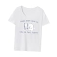 thumbnail image 1 of Camiseta de mujer, estilo urbano, de manga corta, cómoda, informal, moderna, básica, con cuello redondo, para viajar. M, 1 of 9