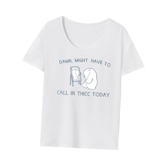 Camiseta de manga corta con cuello redondo para mujer, ropa informal moderna y cómoda, ropa de calle, camisetas básicas para viajar y comprar. S