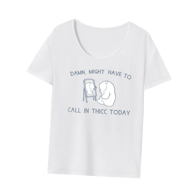 Camiseta de mujer, estilo urbano, de manga corta, cómoda, informal, moderna, básica, con cuello redondo, para viajar. XL
