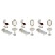 thumbnail image 5 of Tholdsy 4pcs White Ceramic Bathroom Set Furniture #2 1/12 Miniature Kits Type1 NO1, 5 of 6