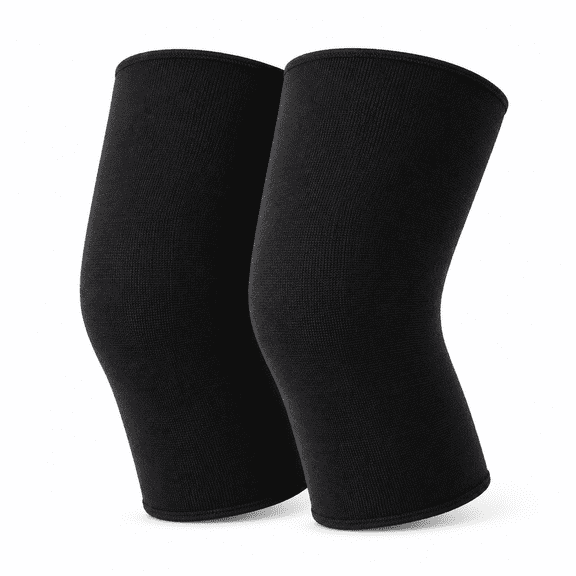 Kawihcie Sport Knee Pads Elastic Soft Unisex Adult Sports Protection for Running Cycling 2 Pack