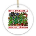 thumbnail image 5 of Have Yourself a Military Christmas Trees Ornament, Patriotic US Veterans Gift, 5 of 5