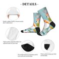 thumbnail image 4 of KLL Kawaii Sushi Characters Delight Print Cool Socks Men's Women's Crew Socks Funny Crazy Novelty Stockings, 4 of 7