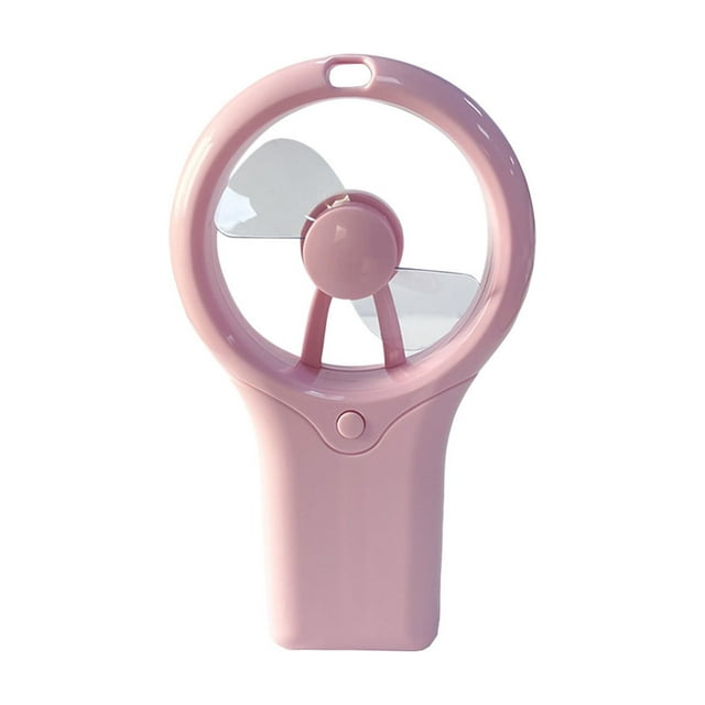 Portable Fan Rechargeable,Mini Portable Fan Silent Powerful Handheld Fan Cute 3 Speed Small Desk Fan with Base Lightweight Makeup Usb Rechargeable Fan,Mini Fan Portable
