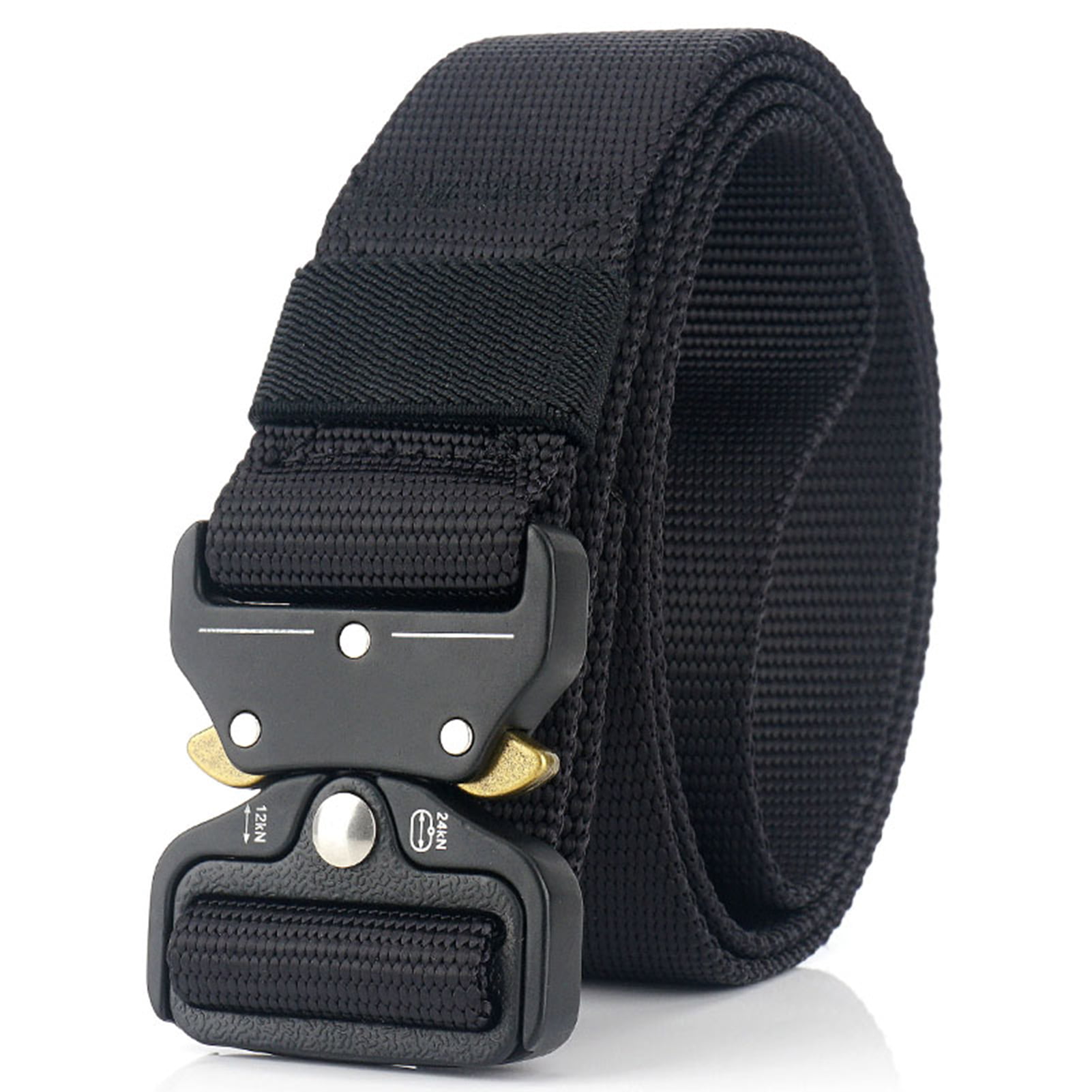 1 Pair 38mm Black Quick Release Backpack Starts Webbing Buckle Wear-resistant