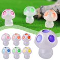 thumbnail image 3 of Luminous Mini Mushroom Glow In The Dark Bonsai Figurines Ornament New Sell U7F1, 3 of 8