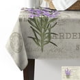 thumbnail image 4 of Lavender Purple Flowers Leaves Retro Tablecloths Waterproof Kitchen Items Coffee Table For living Room Home Decor Dining Table, 4 of 7
