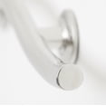 thumbnail image 3 of 30-inch Designer Maverick Double Arched Curved/Wave Bathroom Shower Grab Bar, Polished, 3 of 7