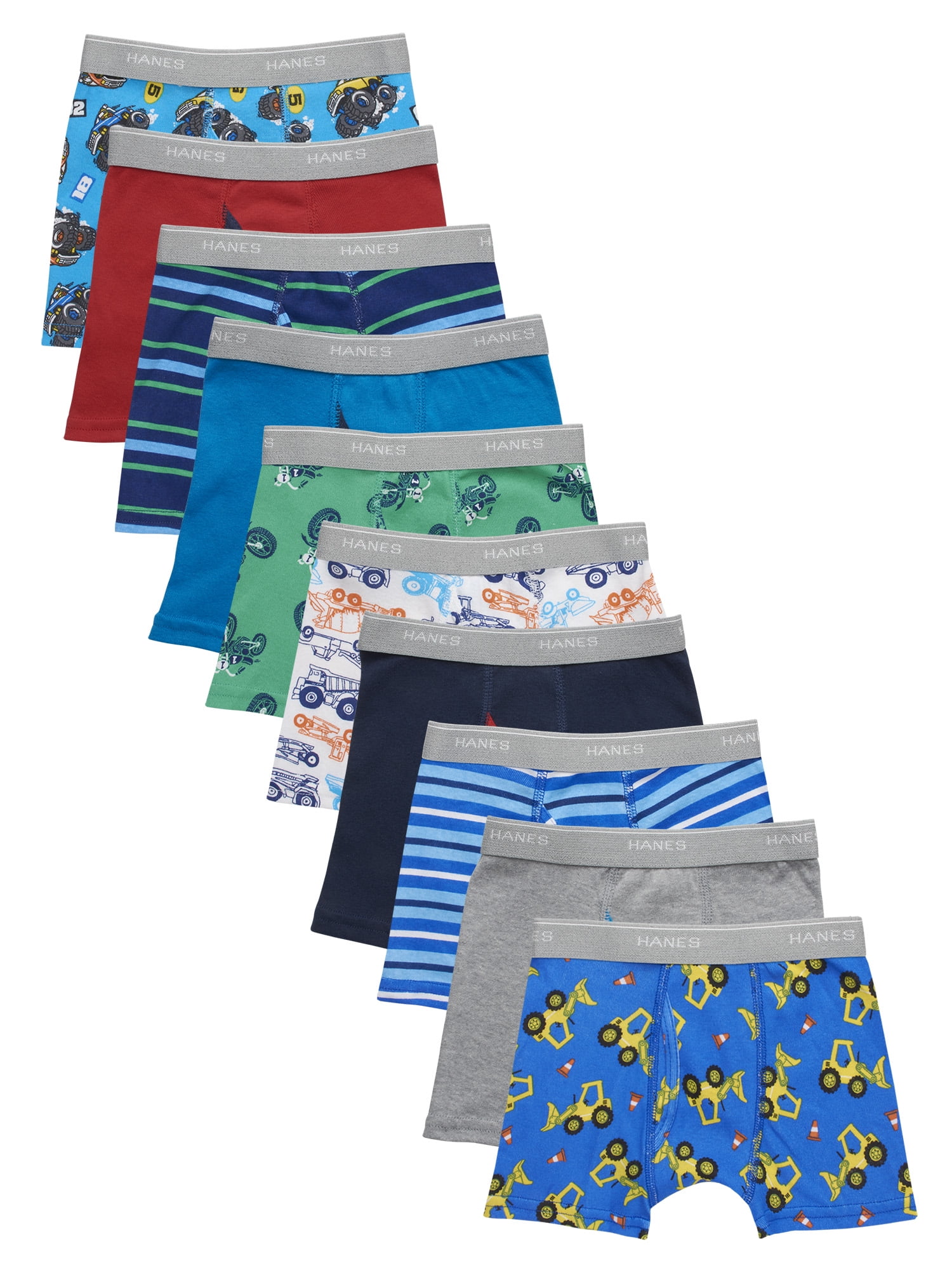 Hanes Hanes Toddler Boys' Boxer Briefs, 10Pack (2T4T)