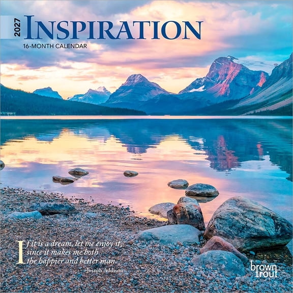 Inspiration | 2027 7x14" (Hanging) Mini Wall Calendar