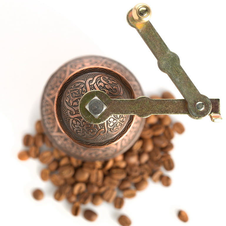 Copper Vintage Style Burr Coffee Grinder