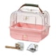 thumbnail image 2 of Transportín de viaje para pájaros, suministros para mascotas, jaula para loros, periquitos, pinzones y cacatúas. Conjunto rosa, 2 of 8