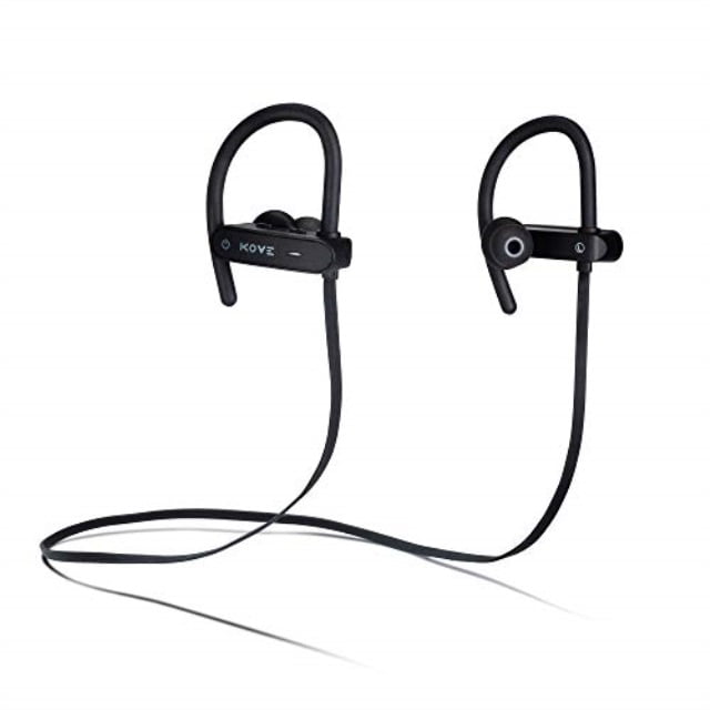 IPX7 Sweatproof Sport Wireless Earphones CVC 8.0 Noise Cancelling in Ear Earbuds with Mic,Magnetic Design,BK 5.0 Chip 120 Hours Standby Time Kovebble Bluetooth Headphones