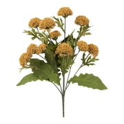 19.5" Artificial Silk Orange Thistle Mixed Bush, by Mainstays