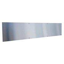 Metal Door Kick Plate (2) Two Pack-630 Stainless Steel 8"x28"-for 30" Doors-Wood&Metal Mounting-Door Protection-Door Plate-Curb Appeal- Grade-Interior/Exterior