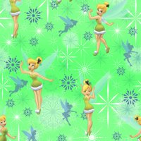 Tinkerbell Christmas Roll Wrap