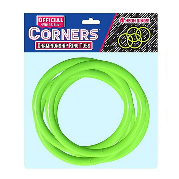 Corners Championship Ring Toss: Green Ring Set, 4 Pieces