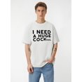thumbnail image 1 of Summer Men's Fashion Printed Short Sleeve T-Shirt, Round Neck, Casual Knit - Machine Washable, 1 of 7