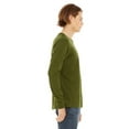 thumbnail image 3 of The Bella Canvas Unisex Jersey Long Sleeve T-Shirt OLIVE M, 3 of 4