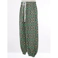 thumbnail image 4 of TTAO Kids Girls Summer Floral Printed Boho Harem Pants Boys High Waist Hippy Sports Athletic Pants Type C 11-12, 4 of 7