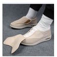 thumbnail image 4 of Zapatos informales de ortopedia para pies anchos, calzado blando y cómodo para diabéticos, con ajuste de eversión del pulgar, para caminar, 2021, 4 of 5