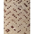 thumbnail image 1 of Ahgly Company Machine Washable Indoor Rectangle Abstract Dark Gold Brown Area Rugs, 8' x 12', 1 of 7