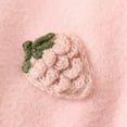 thumbnail image 4 of GYRATEDREAM Girls Striped Sweaters Gradient Long Sleeve Cable Knit Sweater Cute Print Top Chunky Pullover Jumper Fall Winter for 2-3Y Pink, 4 of 9
