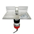 thumbnail image 6 of Router Table Insert Plate For Woodworking Benches Table Saw With Miter Gauge Guide Aluminium Profile Fence Sliding Brackets, 6 of 7