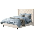 thumbnail image 1 of Fairfield King Bed with Tufted and Winged Headboard, 1 of 9