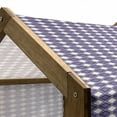 thumbnail image 5 of Geometric Pet House, Abstract Shapes Rhombus Rectangles in Vivid Color Scheme Zigzags, Outdoor & Indoor Portable Dog Kennel with Pillow and Cover, 5 Sizes, Dark Purple Lavender, by Ambesonne, 5 of 5