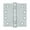 Bright Chrome, variant on Deltana S44HDBB15 4" x 4" Square Hinge; Heavy Duty; Ball Bearings; Satin Nickel Finish