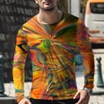thumbnail image 6 of LYXSSBYX Mens Shirts Long Sleeve T Shirts Men's Unisex Daily T Shirt 3D Print Graphic Prints Long Sleeve Tops Casual Bloue, 6 of 9