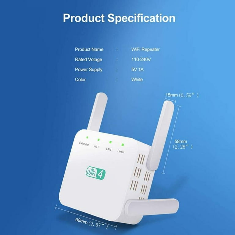 5G WiFi Repeater Wifi Amplifier Signal Wifi Extender Network Wi fi Booster  1200Mbps 5 Ghz Long Range Wireless Wi-fi Repeater - AliExpress